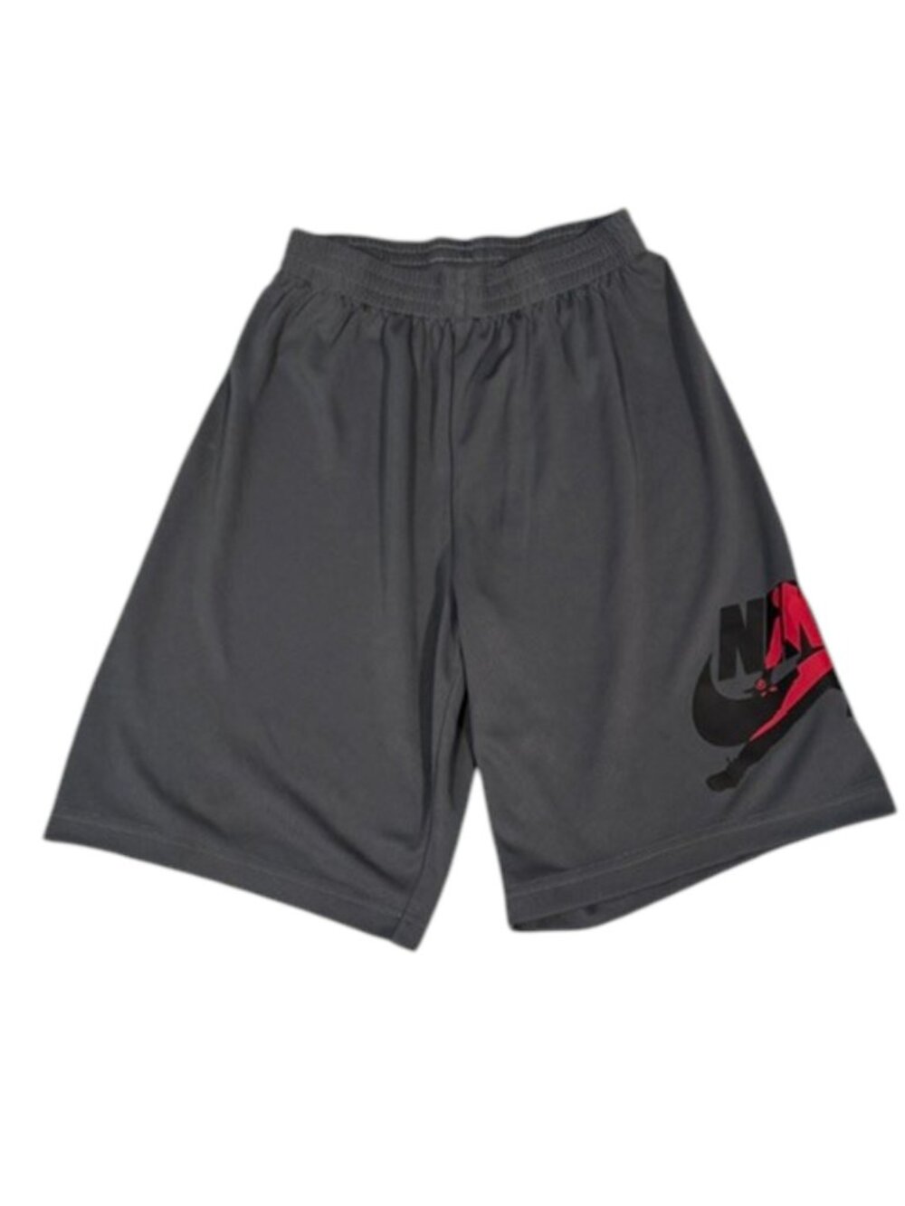 Jordan Boys Gray Jumpman Nike Air Mesh Shorts XL 13-15